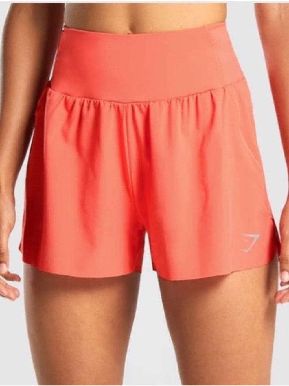 Gymshark‎ Coral High-Waist Women's Running Speed Shorts